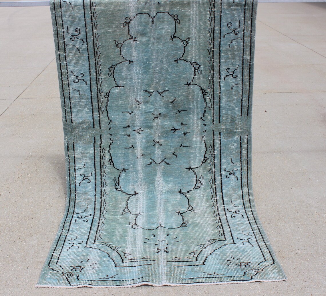 3' 8 X 6' 10 espuma de mar suave verde | Etsy