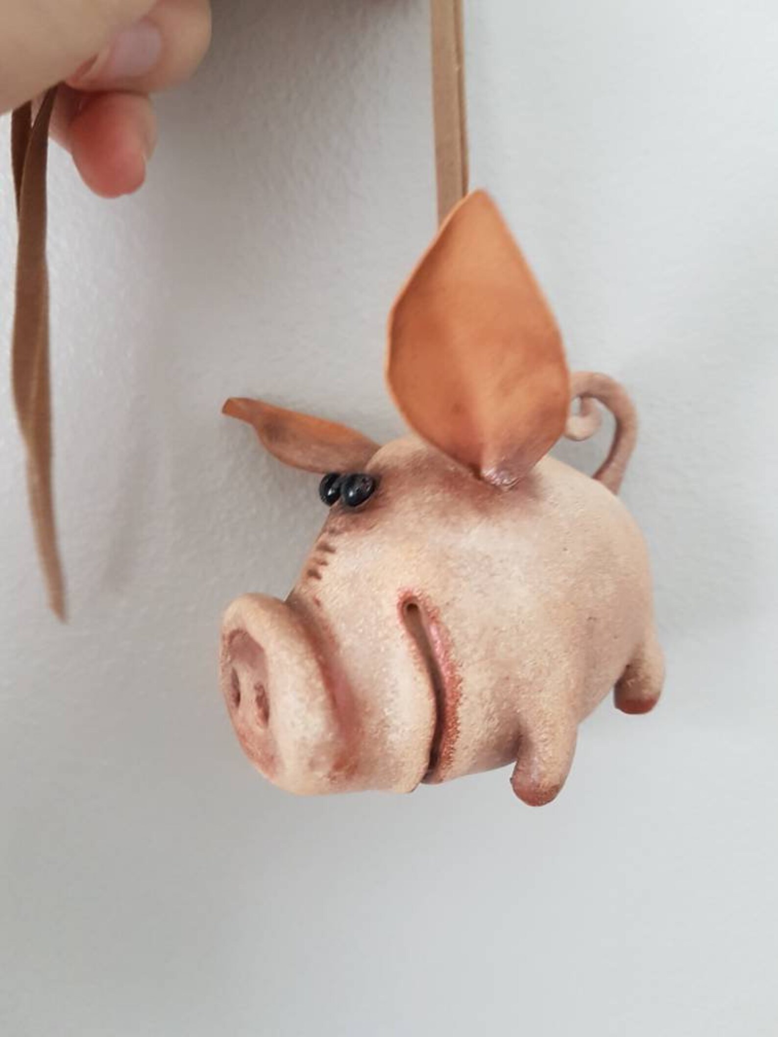 Cute Polymer Clay Pig Animal Sculpture Funny Love Pair Etsy Il 1588xN.1749081636 Kk21