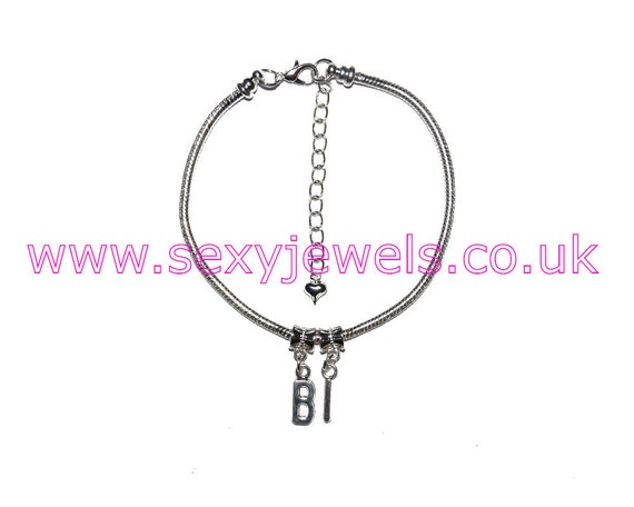 BI Anklet Euro Ankle Bracelet Chain Jewellery Fetish Cuckold