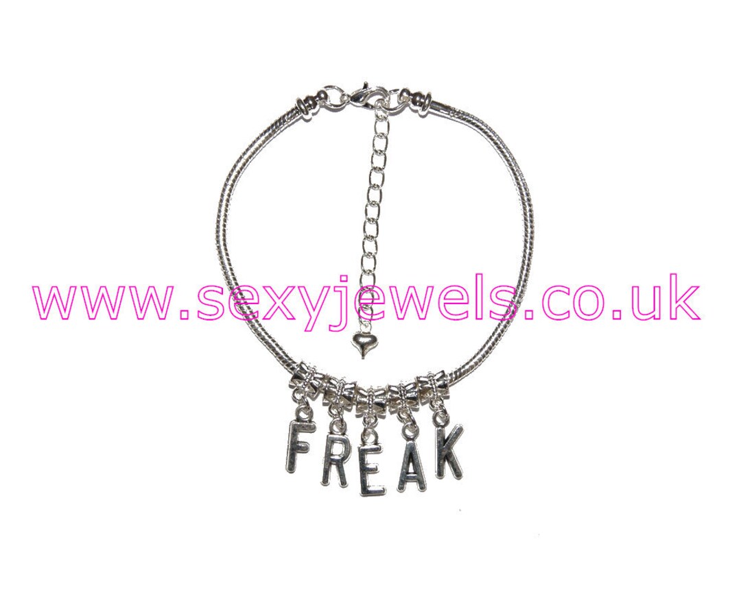 FREAK Anklet Euro Ankle Chain Jewellery Fetish Cuckold photo