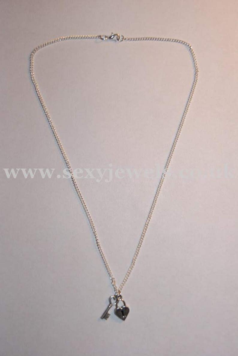 Keyholder Lock and Key Necklace Key Neck Chain Jewellery Etsy