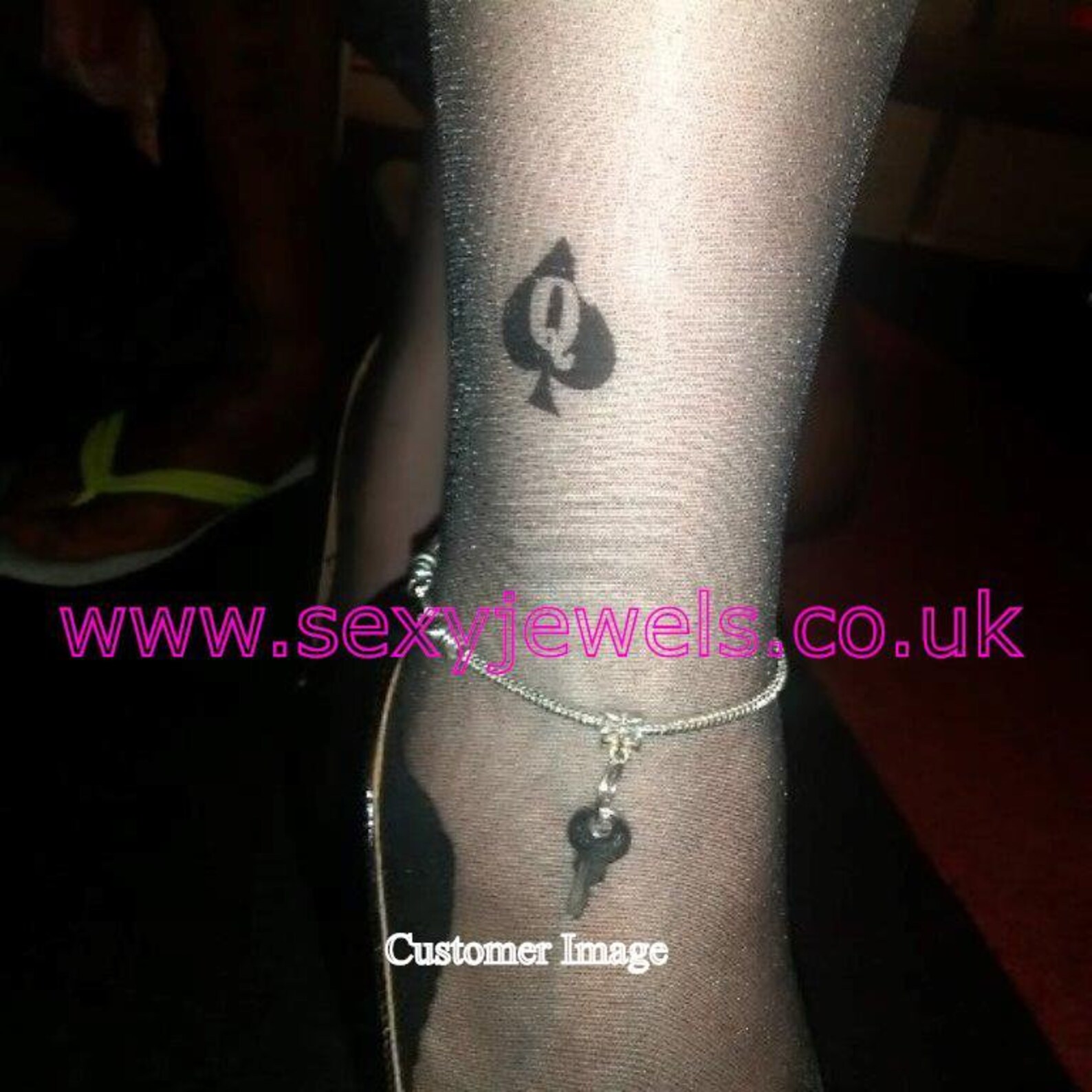 Queen Of Spades Temporary Tattoos Qos Hotwife Cuckold Swinger Etsy