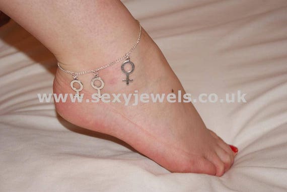 FMF Symbols Anklet Premium Ankle Chain Jewellery Fetish picture