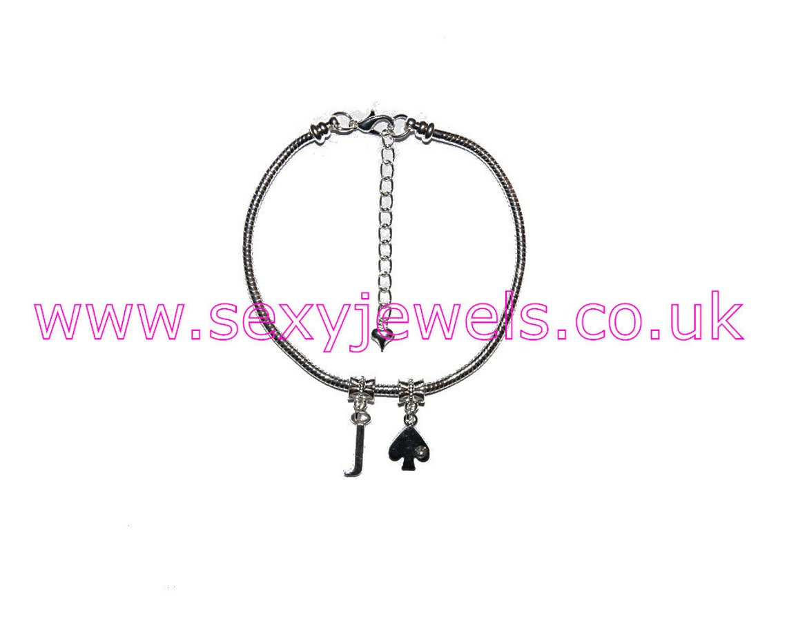 Jack of Spades Anklet Euro Ankle Chain Jewellery Fetish Etsy