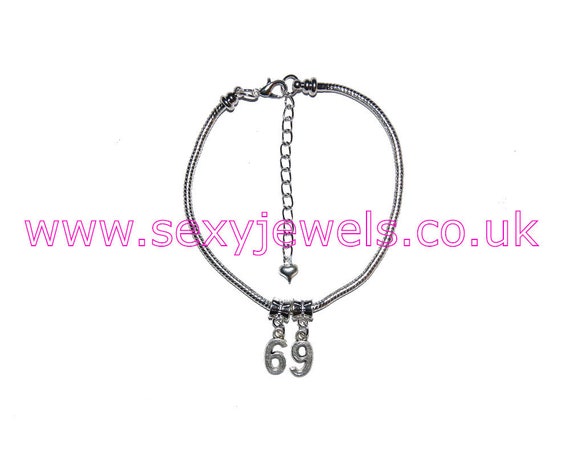 69 Oral Sex Anklet Euro Ankle Bracelet Chain Jewellery Fetish