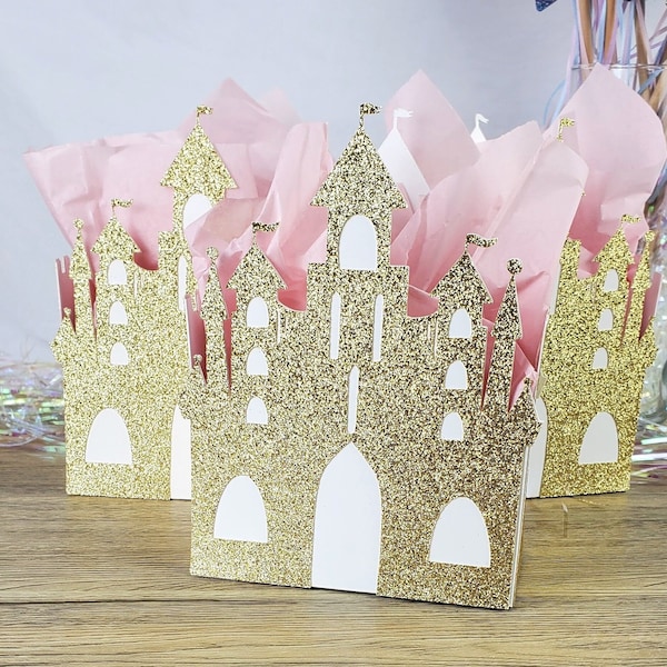 Princess Birthday Party - Castle Boxes - Princess Party - Princess Birthday -Princess theme Party - Fairy Tale Birthday Party - Castles