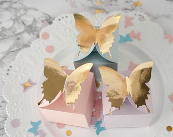 Butterfly Favor Box - Party Favor Boxes - Butterfly Boxes - Treat Boxes - Butterfly Birthday Party - Butterfly Theme - Pink - Purple - Blue