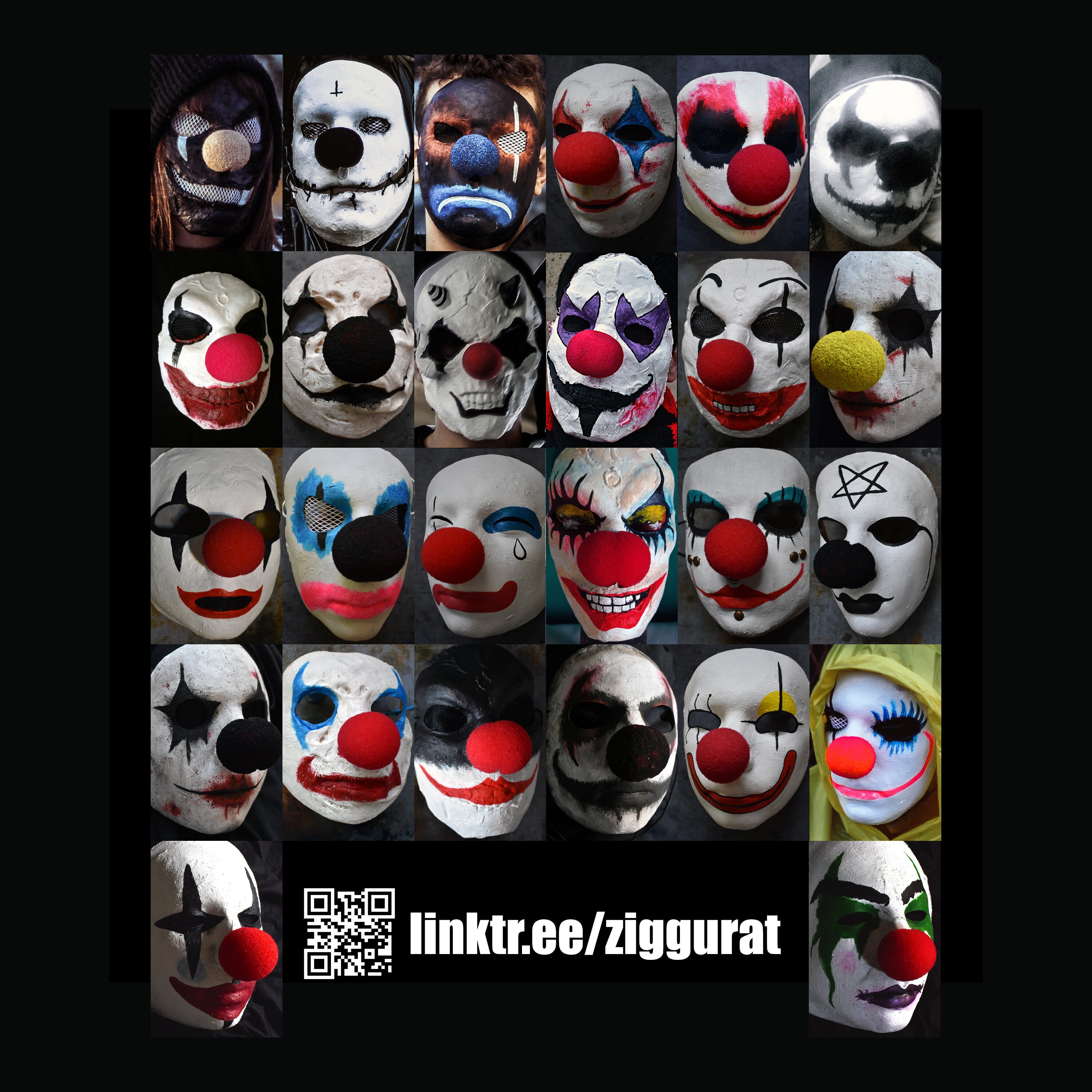 Latex Masks Clowns Skulls Creatures Psychos Gore Sado Etsy