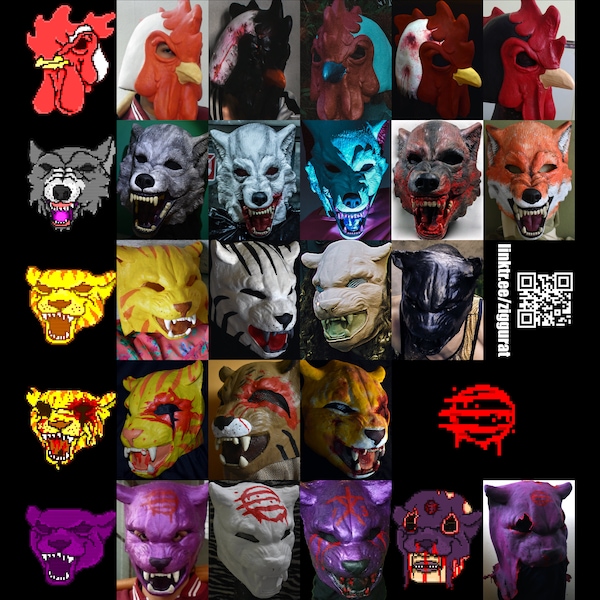 Hotline Miami Cosplay Etsy