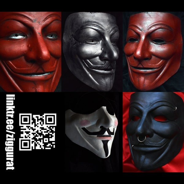 Anonymous Mask - Etsy