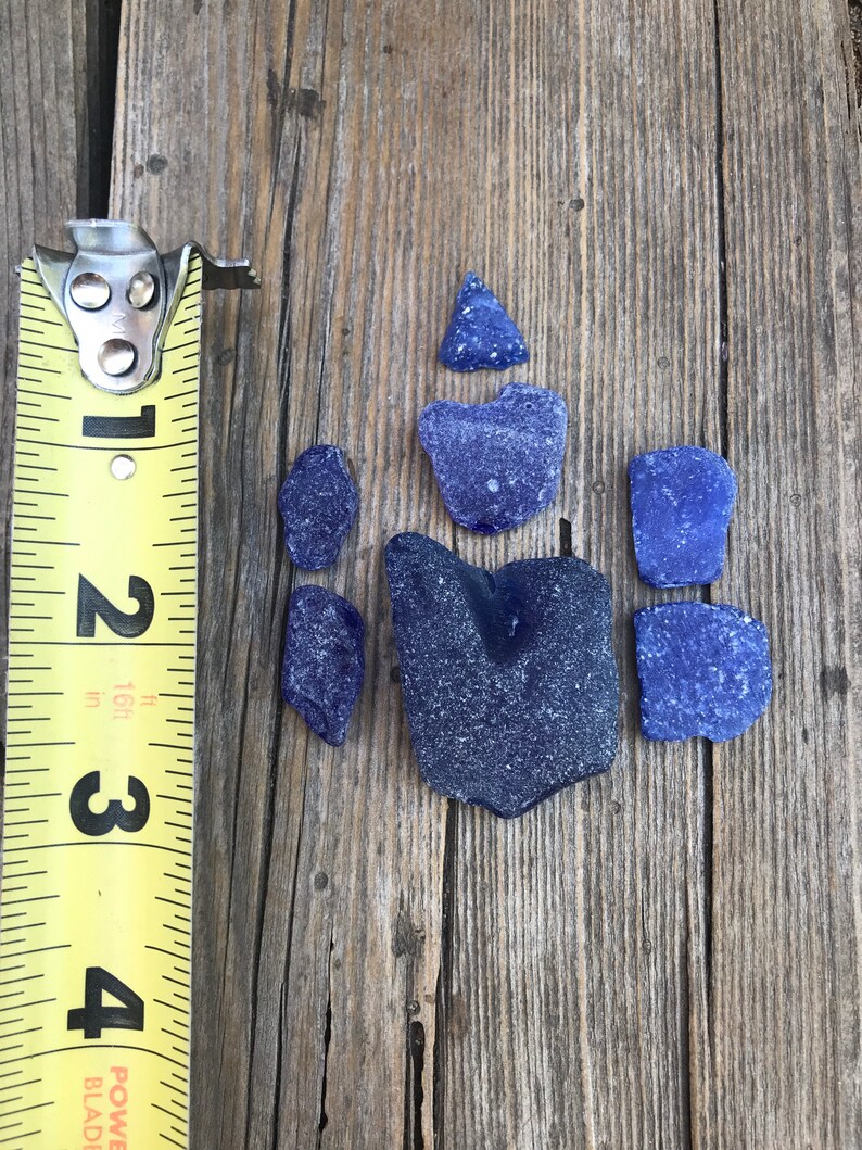 Cobalt Blue SEA GLASS Collection 7 Etsy