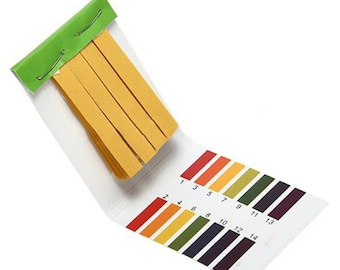 PH Tester Litmus Paper Water Testing Kit 80 Strips Universal Crafting Tropical Aquarium Fish Tank Cold