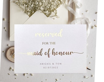 Reserved Seat Sign Seat Reservation Reserved Chair Card Reserved Seat Tag Reserved Chair Tag Wedding Decor Reserved Chair Tags