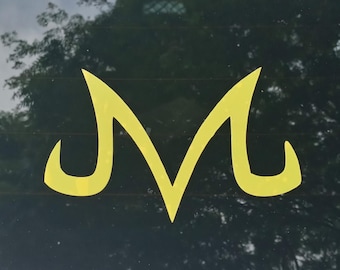 Anime Letter M Vinyl Decal Bumper Sticker Popular Trendy Anime Gamer JDM Style