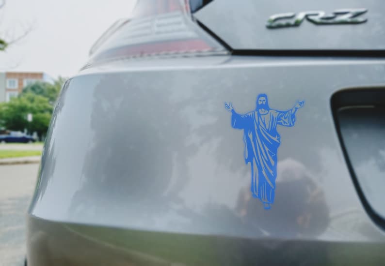 Jesus Christ, the Christ, Jesus, Religious, Spiritual, Decal, Sticker ...