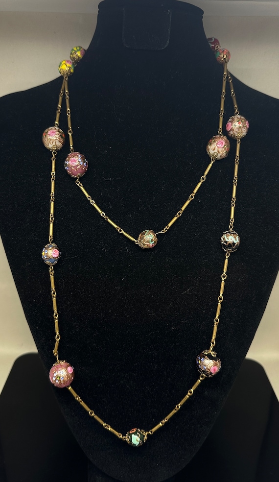 Murano Glass Bead Necklace