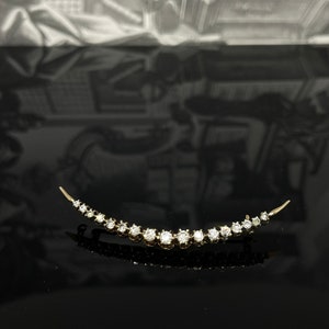 VICTORIAN 14k Gold Paste Brooch/Pin
