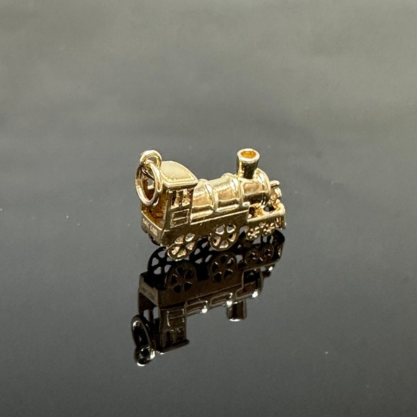 Gold Train Necklace Etsy