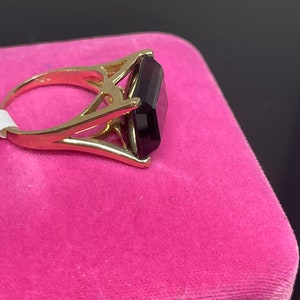 Exceptional 14k Gold & Smoky Quartz Ring