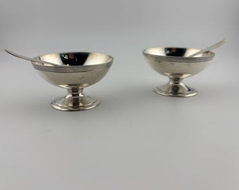Tiffany&Co. Sterling Silver Small Bowls Spoons