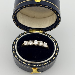 14k Yellow Gold & Diamond Band/Ring