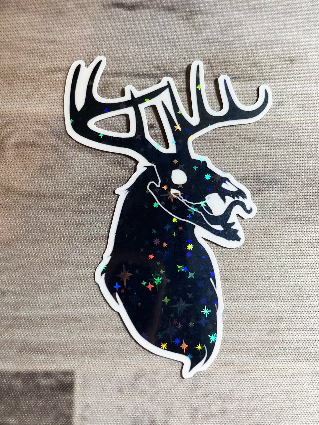 Wendigo Holographic Sticker - Etsy