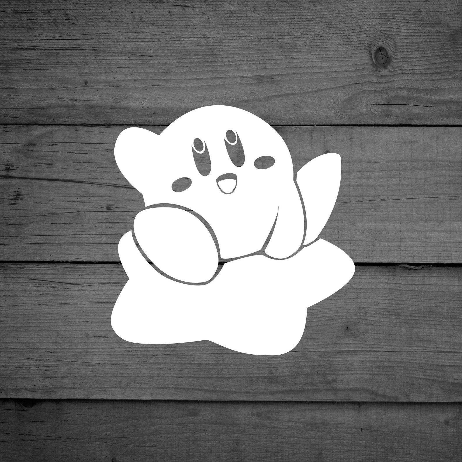 Kirby Star Decal Vinyl Car Decal Wall Decal Laptop Decal Etsy