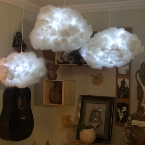 CLOUD LIGHT, hanging cloud, night light,  clouds, birthday gift, LED light, nursery decor, cloud decor, cloud lamp, christmas gift, led