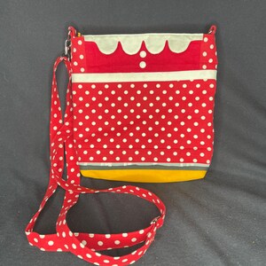 Minnie Mouse Inspired Crossbody Purse