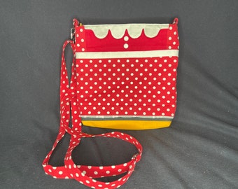 Minnie Mouse Inspired Crossbody Purse