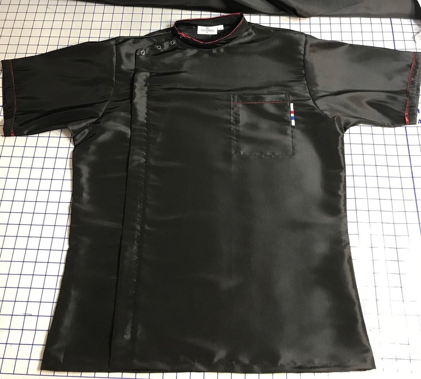 Retro Barber Smock With Different Color of Trim Vintage Etsy