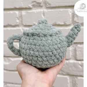 Christmas Party Teapot Crochet Pattern - The office inspired - rattle - lovey - baby gift