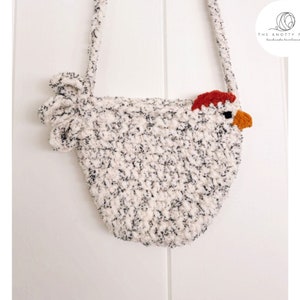 Mama Chicken Bag Pattern - Crossbody - Purse - Crochet