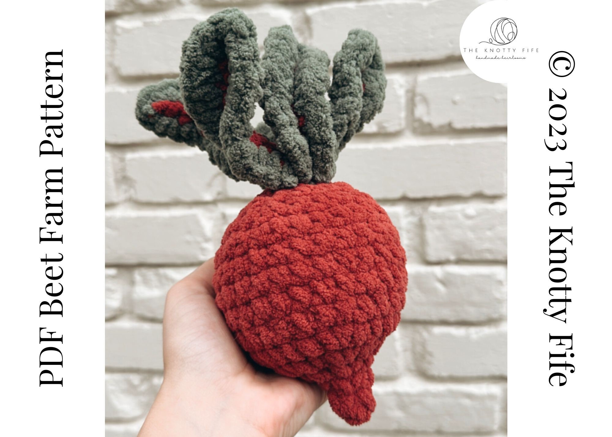 Beet Farm Crochet Pattern - the Office Inspired - Rattle - Lovey - Baby ...
