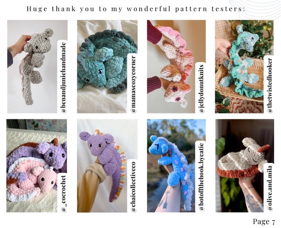 Shyer the Sea Monster Crochet Pattern Nessie monstruo del lago