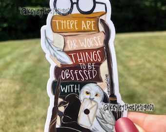 Waterproof Sticker - Harry Potter - Wizard Sticker - Books