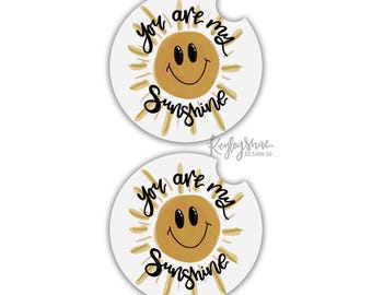 Car Coasters - You Are My Sunshine