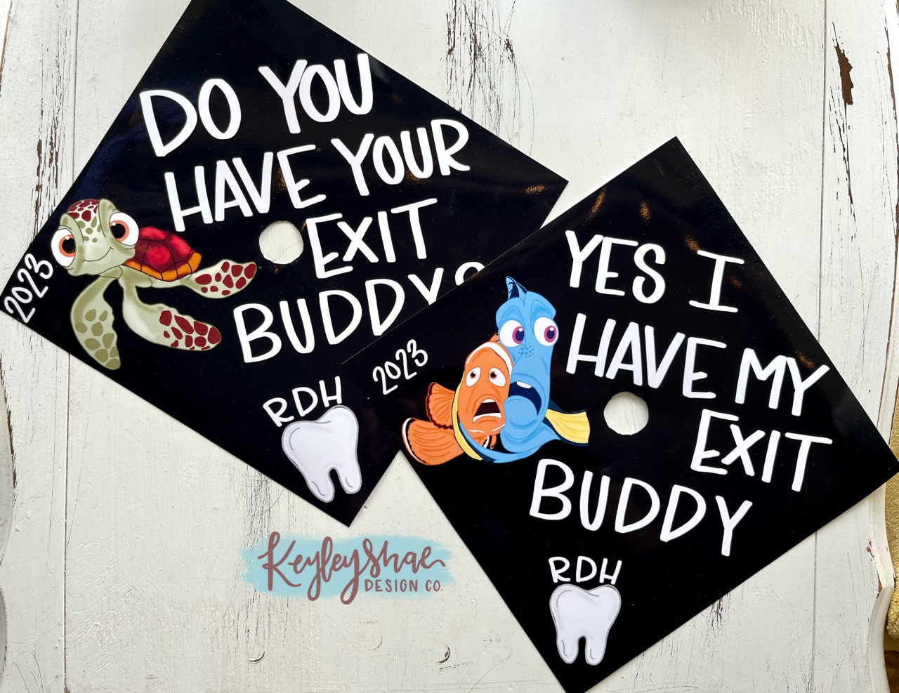 Graduation Cap Topper - Nemo - Dory - Matching - Twins