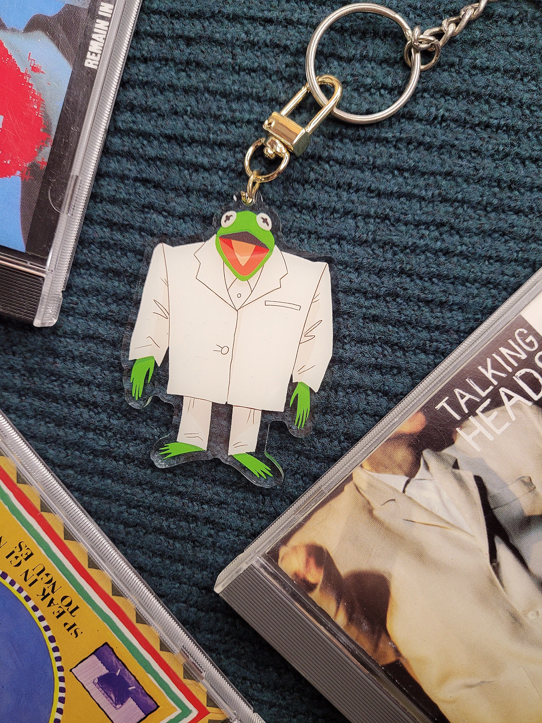 Kermit the Frog/david Byrne/talking Heads 