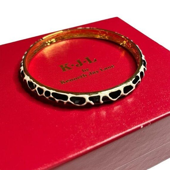 Vintage KJL Kenneth Jay Lane Black and White Gira… - image 7