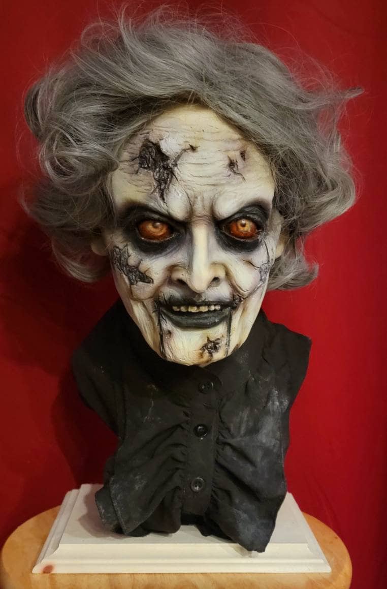 Ventriloquist Doll Dead Silence Movie Free Dead Silence Mary Shaw Clown  Puppet Prop – Caufield's Novelty, image size:762x1159