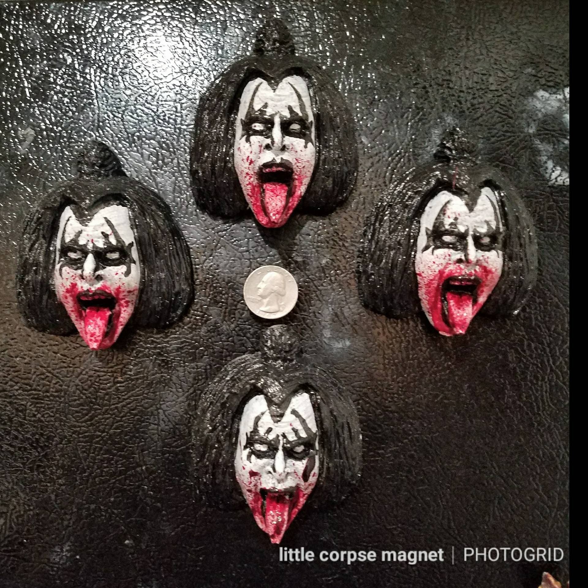 The Demon Kiss Inspired Gene Simmons Refrigerator Magnet - Etsy