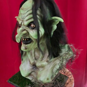 Swamp witch muckelbones legend inspired full size horror bust image 3