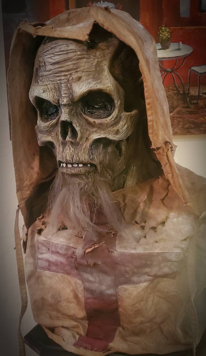 Tombs of the blind templar zombie halloween bust