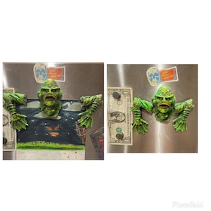 3 piece creature from the balck lagoon inspired mangnet set