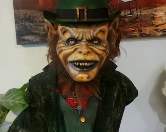 Leprechaun 3.0 updated XL BUST new for holiday 2022 inspired by Leprechaun horror movie icon