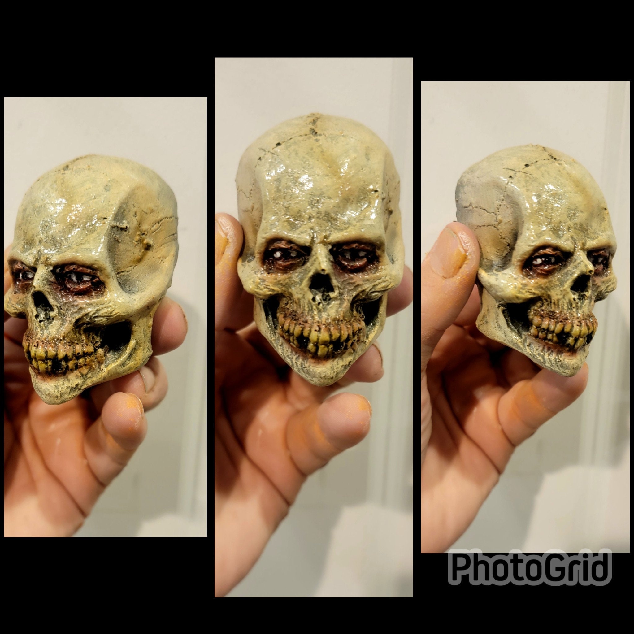 Resin Skull Evil Deaad Inspired 3d Refrigerator Magnet - Etsy