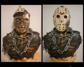 13日の金曜日　ジェイソン　ライフサイズバスト　胸像 13日の金曜日 ジェイソン ライフサイズバスト 胸像 - メルカリ