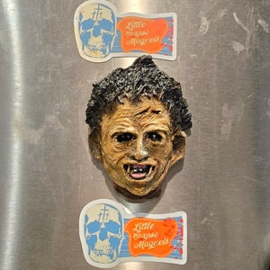 Classic texas chainsaw killer leather facemask killer magnets or bottle openers