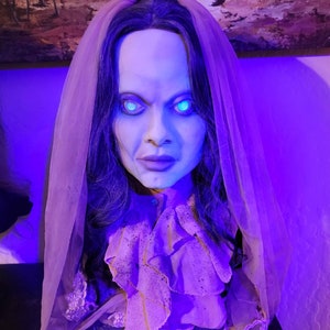 UV active **new for 2022**Ghost bride full size halloween collectible bust